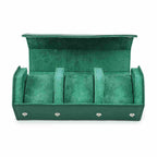 CONTACTS FAMILY 3 Watches Green Saffiano leather watch case - view 4