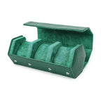 CONTACTS FAMILY 3 Watches Green Saffiano leather watch case - view 5