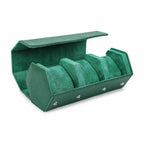 CONTACTS FAMILY 3 Watches Green Saffiano leather watch case - view 6