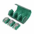 CONTACTS FAMILY 3 Watches Green Saffiano leather watch case - view 8