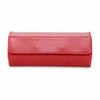 CONTACTS FAMILY 3 Watches Red Saffiano leather watch case - view 1
