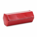 CONTACTS FAMILY 3 Watches Red Saffiano leather watch case - view 3