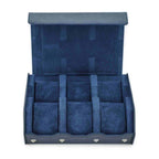 CONTACTS FAMILY 6 Watches Blue Saffiano leather watch case - view 5