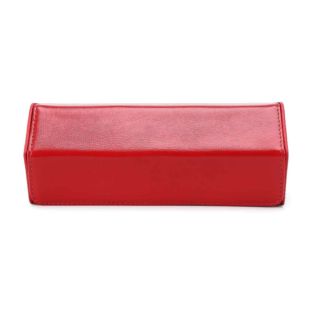 CONTACTS FAMILY 6 Watches Red Saffiano leather watch case - view 4