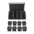 CONTACTS FAMILY 8 Watches Black Saffiano leather watch case - view 7