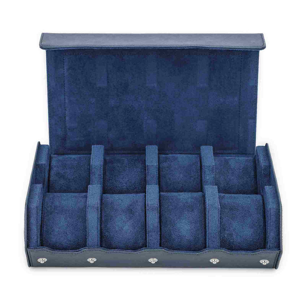 CONTACTS FAMILY 8 Watches Blue Saffiano leather watch case - view 5
