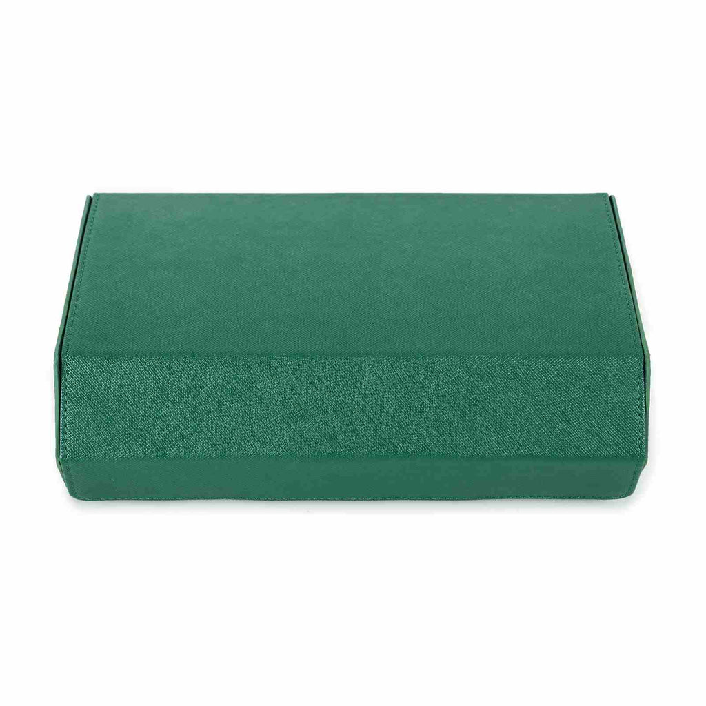 CONTACTS FAMILY 8 Watches Green Saffiano leather watch case - view 1