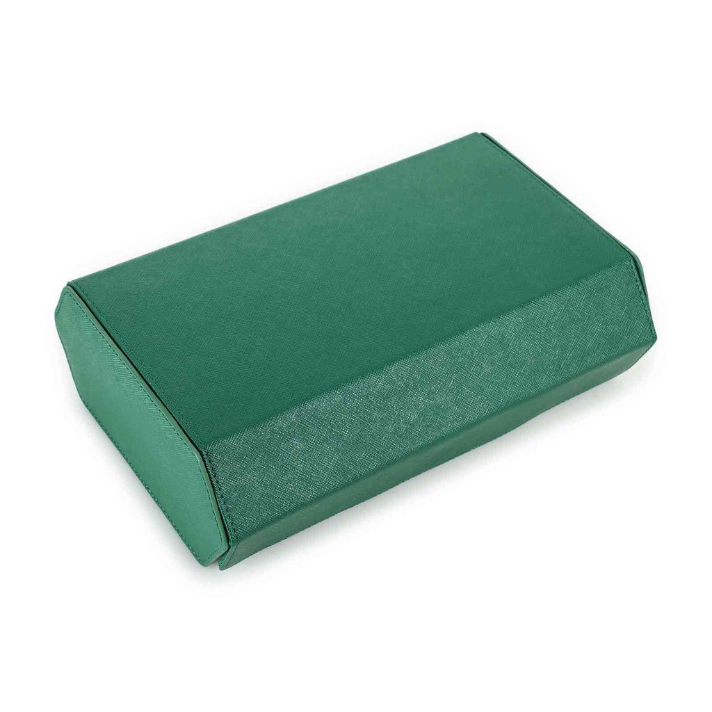 CONTACTS FAMILY 8 Watches Green Saffiano leather watch case - view 2