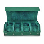 CONTACTS FAMILY 8 Watches Green Saffiano leather watch case - view 5
