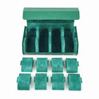 CONTACTS FAMILY 8 Watches Green Saffiano leather watch case - view 7