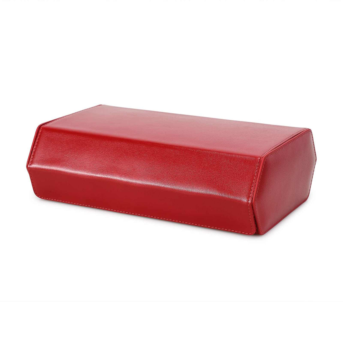 CONTACTS FAMILY 8 Watches Red Saffiano leather watch case - view 2
