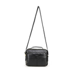 Handmade Full-Grain Leather 8.3-Inch Tablet Crossbody Bag in Black - view 9