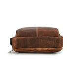 Handmade Full-Grain Leather 8.3-Inch Tablet Crossbody Bag in Brown - view 9
