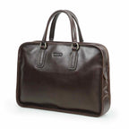 Handmade Full-Grain Pull-Up Leather Laptop Briefcase — Small — 14-Inch Laptop — view 4