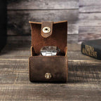 Single Watch Roll Case Genuine Leather Watch Box 1 PCS Watch Slot Cover New Retro Storage for Gift